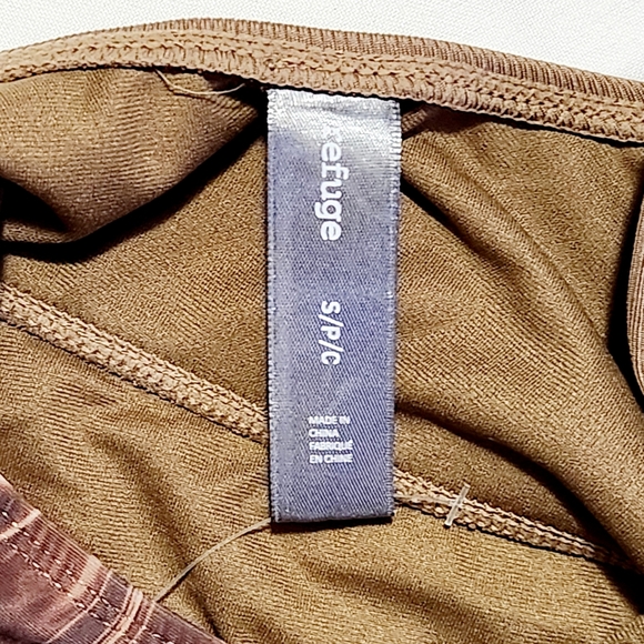 Refuge Size Small Women's One Piece Animal Print Cut Out High Waist - Picture 4 of 9